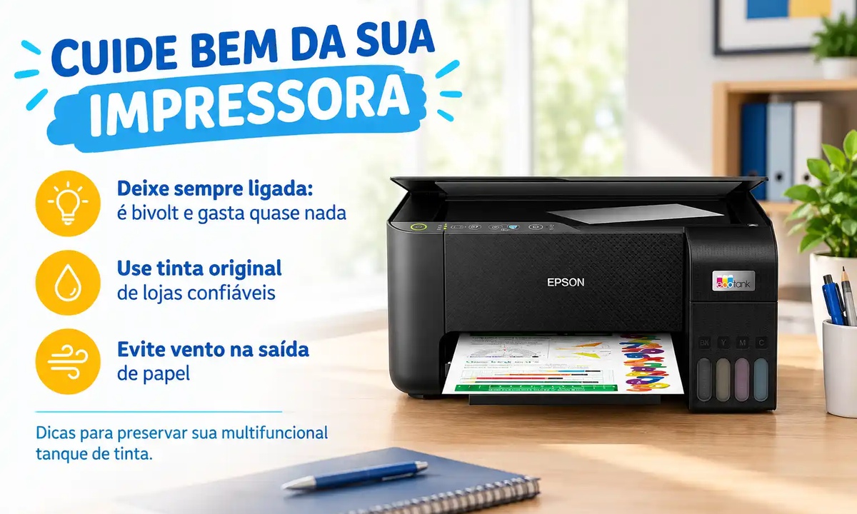 Como preservar sua impressora multifuncional tanque de tinta
