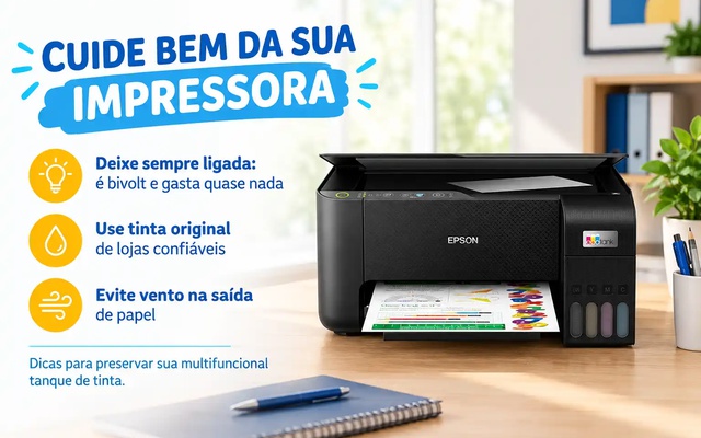 Como preservar sua impressora multifuncional tanque de tinta