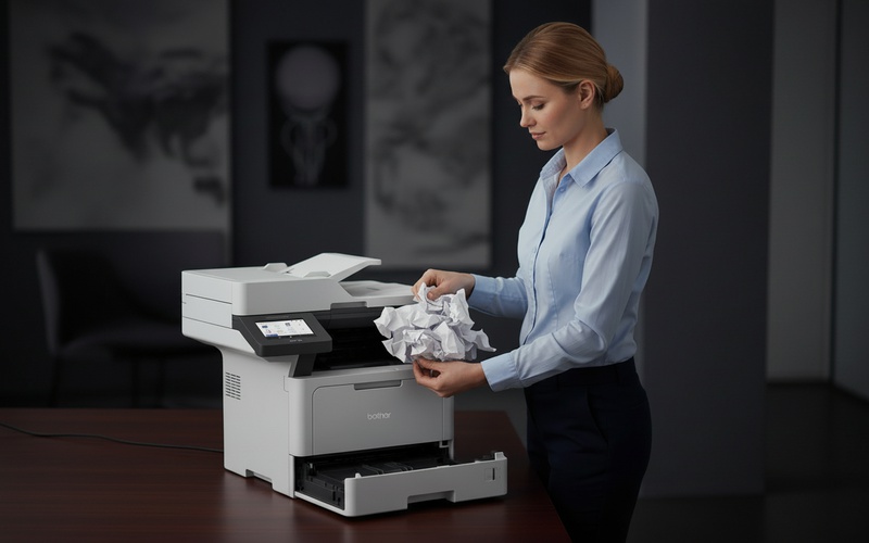Como resolver papel atolado sem danificar o equipamento
