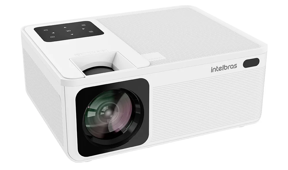 Projetor Intelbras PFL5211 - FHD, 5.200 Lumens, HDMI, USB, Branco